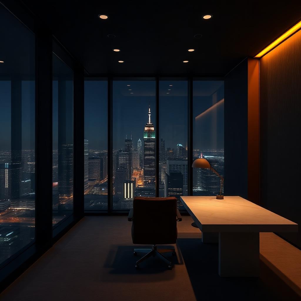 International city skyline
